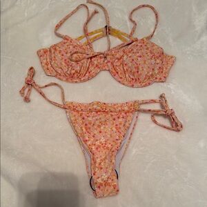Floral Pink Bikini Set